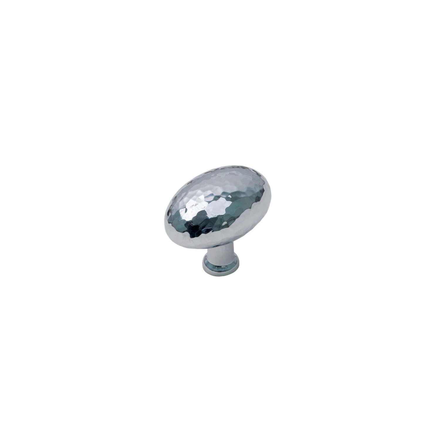Hammered Oval Cabinet Knob 5 Hammered Oval Cabinet Knob - Image 5