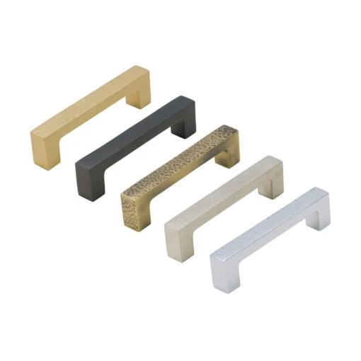 Hammered Square Pull Handles