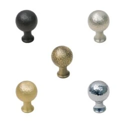 Hammered Ball Cabinet Knobs