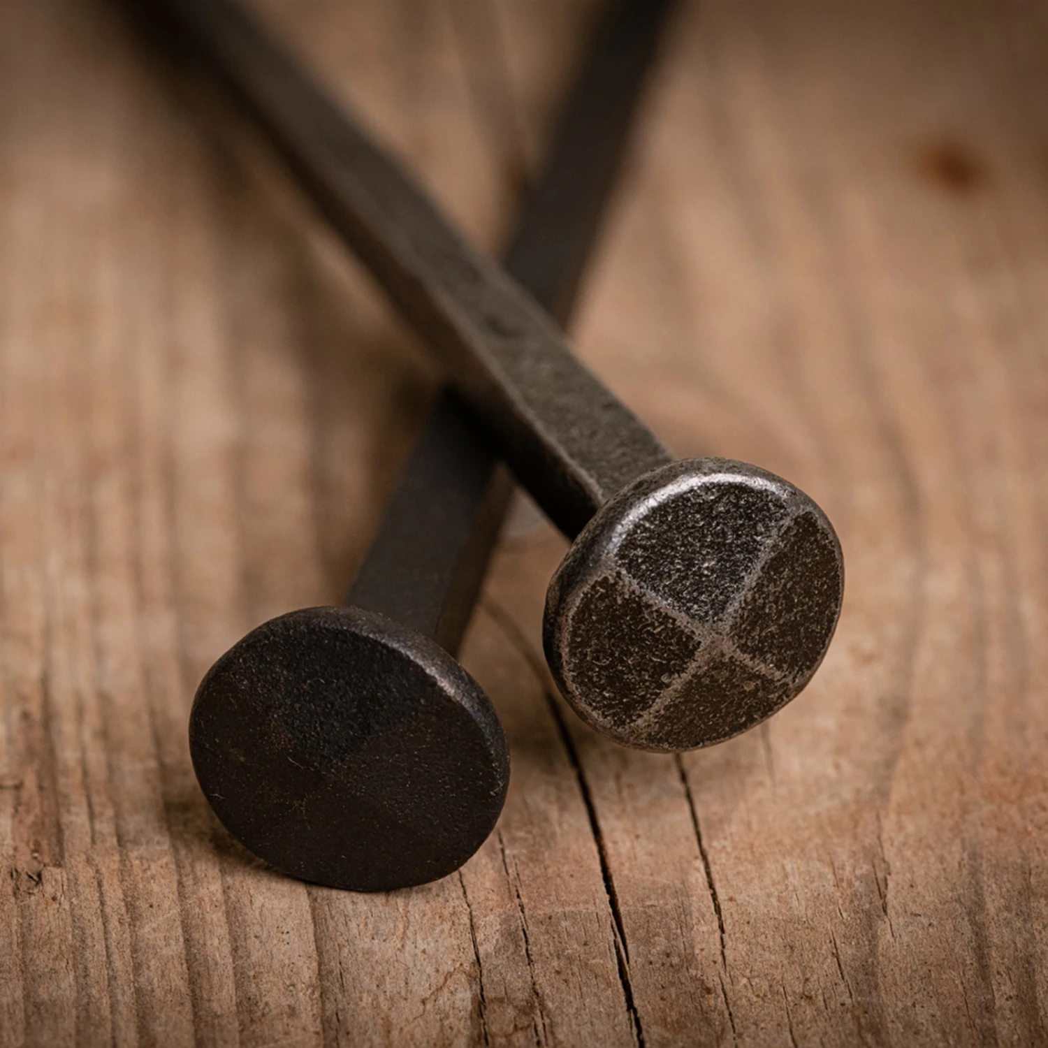 Hand Forged Round Head Nail 150mm 2 Hand Forged Round Head Nail 150mm - Image 2