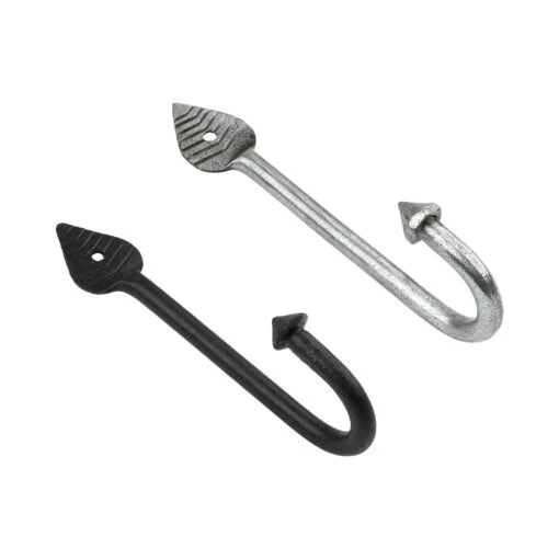 Hand Forged Leaf Hooks