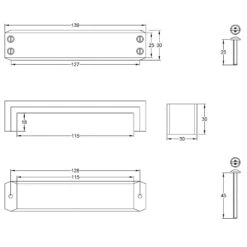 Cabin Pull Handle 9 Cabin Pull Handle -Doorway Designs Store Industrial Cabin Pull