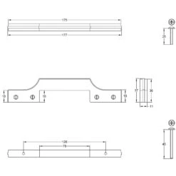 Detroit Pull Handle 9 Detroit Pull Handle -Doorway Designs Store Industrial Detroit Pull
