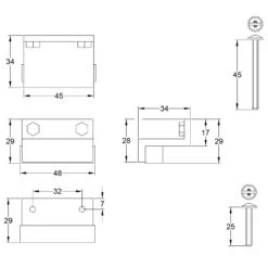 Railway Knob Handle 9 Railway Knob Handle -Doorway Designs Store Industrial Railway Knob