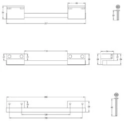 Railway Pull Handle 9 Railway Pull Handle -Doorway Designs Store Industrial Railway Pull