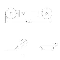 Penny End Locking Staple Pewter 6 Penny End Locking Staple Pewter -Doorway Designs Store LockingPenny 471f5afc 09f1 4fcb afee 9bf40abdcf19