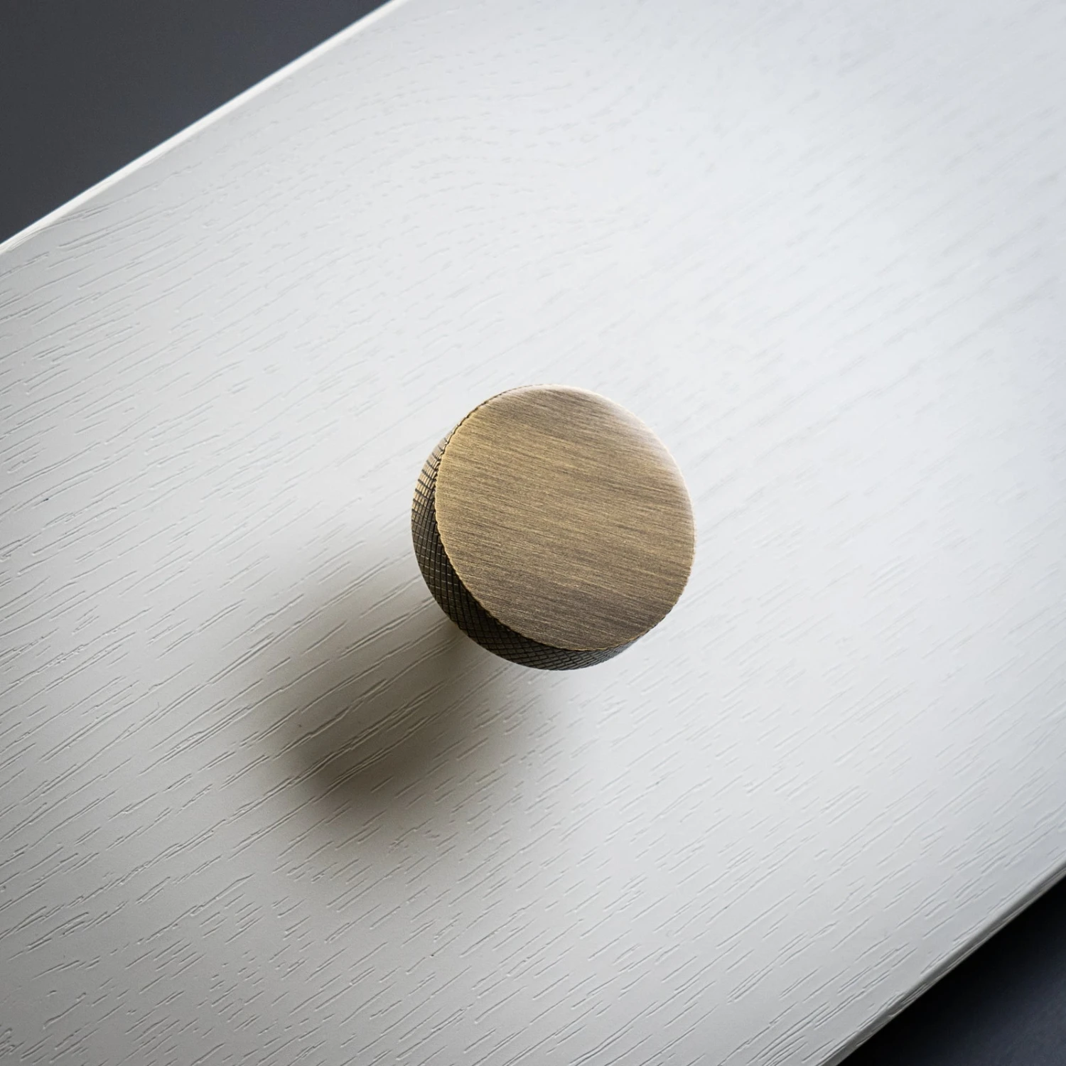 Disc Knurled Cabinet Knobs 2 Disc Knurled Cabinet Knobs - Image 2