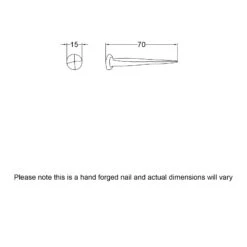 Rosehead Nails 14 Rosehead Nails -Doorway Designs Store NAI03