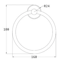Oxford Towel Ring 10 Oxford Towel Ring -Doorway Designs Store OXF RING