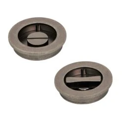 Plain Round Flush Pull - Privacy Set 19 Plain Round Flush Pull - Privacy Set -Doorway Designs Store PEW aa378871 804f 433b ac9a d0739d927faf
