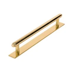 Step Pull Handles On Backplate 37 Step Pull Handles On Backplate -Doorway Designs Store PL4410 160 PB