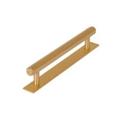 Hexagonal Pull Handles On Backplate 32 Hexagonal Pull Handles On Backplate -Doorway Designs Store PL4422 128 SB