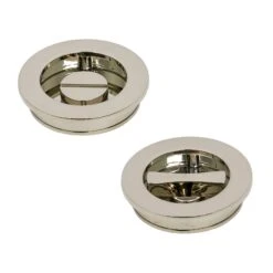 Plain Round Flush Pull - Privacy Set 20 Plain Round Flush Pull - Privacy Set -Doorway Designs Store PN f809bf86 87cf 4828 ad07 7c7c9aa0a79d