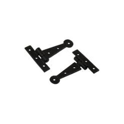 Penny End T Hinges Black 19 Penny End T Hinges Black -Doorway Designs Store PennyTHinges Blk 4in