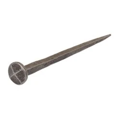 Hand Forged Round Head Nail 150mm 10 Hand Forged Round Head Nail 150mm -Doorway Designs Store PewterHandForgedNailRoundHead16x150mm