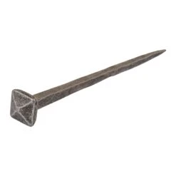 Hand Forged Square Head Nail 150mm -Doorway Designs Store PewterHandForgedNailSquareHead16x150mm