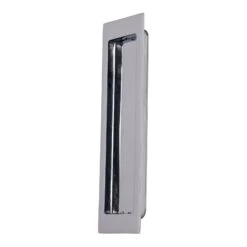 Rectangular Flush Pull 11 Rectangular Flush Pull -Doorway Designs Store Polished Chrome Rectangular Flush Pull