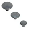 Cast Iron Button Cabinet Knobs