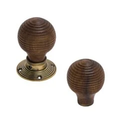 Beehive Rim Door Knobs Rosewood & Ebonised -Doorway Designs Store ROSEWOOD 521e6db3 cf21 4c2c 9e71 77a8765d3b38