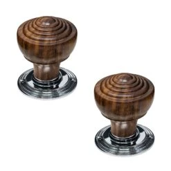 Ringed Door Knobs Rosewood & Ebonised 35 Ringed Door Knobs Rosewood & Ebonised -Doorway Designs Store RoseRingedChrome 82875448 2e76 403c b125 572649c91039