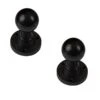 Round Door Knobs - Oil Rubbed Bronze
