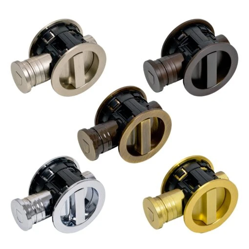 Tubular Lock With Round Privacy Turn & Release