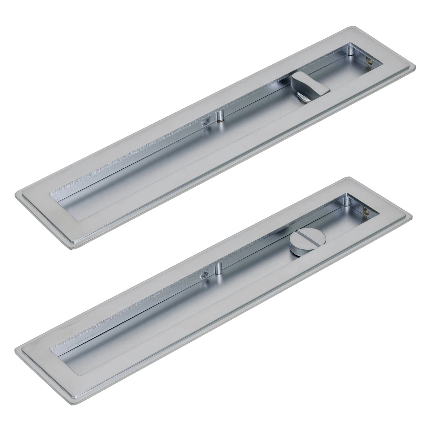 Art Deco Rectangular Flush Pull - Privacy Set 20 Art Deco Rectangular Flush Pull - Privacy Set - Image 20