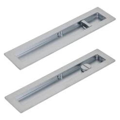 Plain Rectangular Flush Pull - Privacy Set 39 Plain Rectangular Flush Pull - Privacy Set -Doorway Designs Store SC 5e3557de 3a35 4002 ba95 e1692cc6fda4