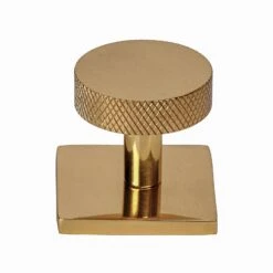 Disc Knurled Cabinet Knobs On Square Backplate 13 Disc Knurled Cabinet Knobs On Square Backplate -Doorway Designs Store SQ3884 32 PB ac942c06 566a 46ad b906 fb9dbeae4312