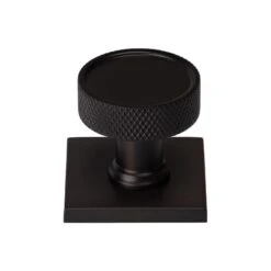 Florence Knurled Cabinet Knobs On Square Backplate 15 Florence Knurled Cabinet Knobs On Square Backplate -Doorway Designs Store SQ4648 32 MB