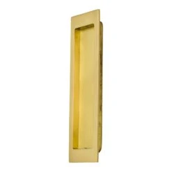 Rectangular Flush Pull 10 Rectangular Flush Pull -Doorway Designs Store Satin Brass Rectangular Flush Pull