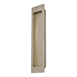 Rectangular Flush Pull 9 Rectangular Flush Pull -Doorway Designs Store Satin Nickel Rectangular Flush Pull