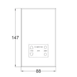 Winchester Shaver Socket With White Insert -Doorway Designs Store ShaverSocket 592f913d 081a 4b52 acbc ec7bcc7ce6d6