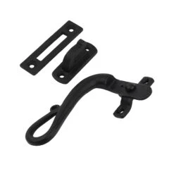Black Shepherds Crook Window Fastener 9 Black Shepherds Crook Window Fastener -Doorway Designs Store Shepards BLK FastenerLH