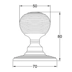 Reeded Door Knobs Old English Collection 23 Reeded Door Knobs Old English Collection -Doorway Designs Store SolidBrassReededMorticeKnobonConcealedFixRose