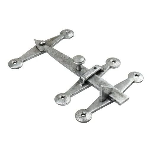 T Bar Latch Set Pewter