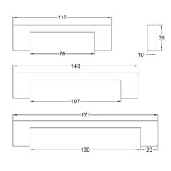 Metro Pull Handles 23 Metro Pull Handles -Doorway Designs Store UK C0337JPEG