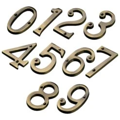 Brass Door Numbers 34 Brass Door Numbers -Doorway Designs Store UK C1561 Main AT