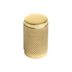 Cylinder Knurled Cabinet Knobs -Doorway Designs Store UK C3840 PB