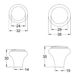Round Edge Cabinet Knobs 21 Round Edge Cabinet Knobs -Doorway Designs Store UK C3990JPEG