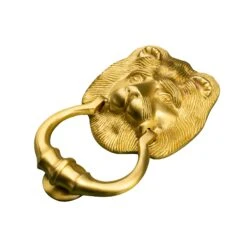 Lion Door Knocker -Doorway Designs Store UK K1210 WHTLI SB
