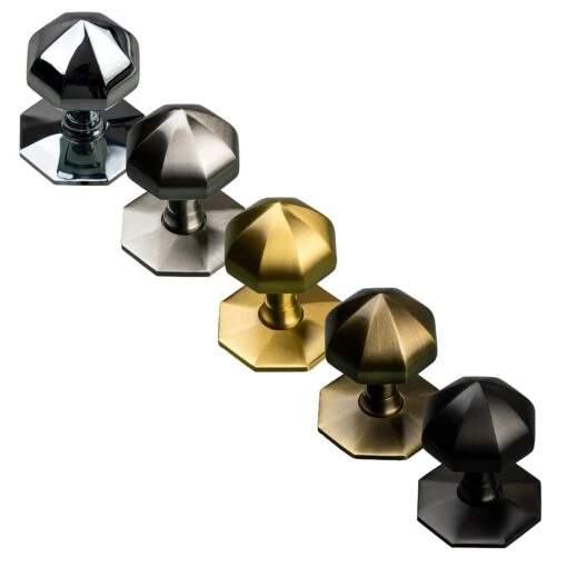 Octagonal Centre Door Knob