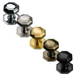 Art Deco Centre Door Knob