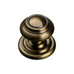 Ringed Centre Door Knob -Doorway Designs Store UK V905 AT