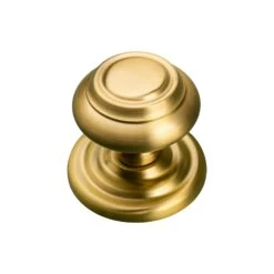 Ringed Centre Door Knob -Doorway Designs Store UK V905 SB