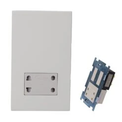 Windsor Shaver Socket With White Insert 7 Windsor Shaver Socket With White Insert -Doorway Designs Store WHITE WHT